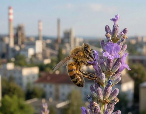 Včely jako bioindikátor mikrobů odolných vůči antibiotikům