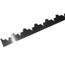 Hřeben k vymez. rámků - nerez Zander 10r - 370x28 mm Thumb