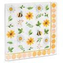 Papírové ubrousky „Včely a květiny“ - 20 ks Thumb