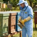 Včelařská kombinéza s kloboukem - modrá - Lysoň, vel.: S-XXXXL Thumb