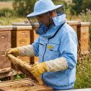 Včelařská bunda s kloboukem - modrá - Lysoň, vel.: S-XXL Thumb