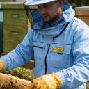 Včelařská bunda s kloboukem - modrá - Lysoň, vel.: S-XXL Thumb