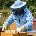 Včelařská bunda s kloboukem - modrá - Lysoň, vel.: S-XXL Thumb