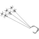 Sada držáků (3 ks) s nádobou pro výrobu svíček Thumb