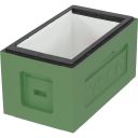 Český nástavek 6 rámkový 39x24 - zelený Thumb