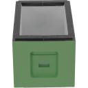 Český nástavek 6 rámkový 39x24 - zelený Thumb