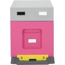 Plemenáč polystyrenový 39x24 - 6 rámků - šedo-zůžový Thumb