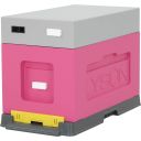 Plemenáč polystyrenový 39x24 - 6 rámků - šedo-zůžový Thumb