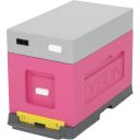 Plemenáč polystyrenový 39x24 - 6 rámků - šedo-zůžový Thumb