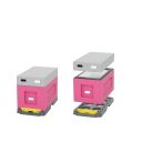 Plemenáč polystyrenový 39x24 - 6 rámků - šedo-zůžový Thumb