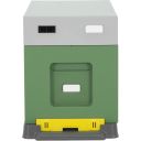 Plemenáč polystyrenový 39x24 - 6 rámků - šedo-zelený Thumb