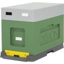 Plemenáč polystyrenový 39x24 - 6 rámků - šedo-zelený Thumb