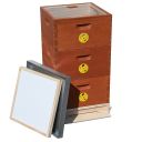 Úl 39x24 se 3 nástavky - Celodřevěný, odlehčený, cinkovaný, nabarvený Thumb