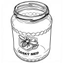 Sklenice MED 770 ml/1kg medu - OSOBNÍ ODBĚR Thumb