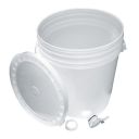 Stáčecí nádoba plast 35 - 40 kg bílá Thumb