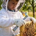 Ochranné včelařské rukavice - dětské Thumb