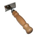 Škrabka na čištění mateřích mřížek - nerez Thumb