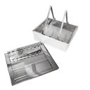 Talíř na odvíčkování ApiNord - nerez - s odkl. 2 rám. Thumb