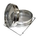 Cedník (síto) dv. rv. pocín 21 cm s úchyty Thumb