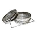 Cedník (síto) dv. rv. pocín 21 cm s úchyty Thumb