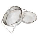 Cedník (síto) dv. vp. ner. 24 cm s úchyty DE1 Thumb