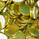 Víčko na sklenici TO 82 - zlaté - plástev - 700 ks - celá krabice Thumb