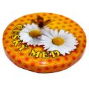 Víčko na sklenici TO 82 - Český med - kopretina Thumb