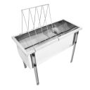 Stůl na odvíčkování Lysoň Optima - nerez vana - P 100 cm 39x24 Thumb