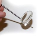 Nerezová lžička s lupou Thumb