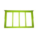 Celoplastový rámek 39x24 pro volnou stavbu - termo - zelený Thumb