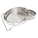 Cedník (síto) dv. rv. ner. 24 cm s uchyty DE 4 Thumb