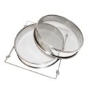 Cedník (síto) dv. rv. ner. 24 cm s uchyty DE 4 Thumb