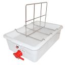 Talíř na odvíčkování Mellarius - 2 rámky - plast vana - nerez Thumb