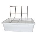 Talíř na odvíčkování Mellarius - 2 rámky - plast vana - nerez Thumb