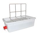 Talíř na odvíčkování Mellarius - 2 rámky - plast vana - nerez Thumb