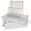 Talíř na odvíčkování Mellarius - 1 rámek - plast vana - nerez Thumb