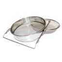 Cedník (síto) dv. vp. ner. 24 cm s úchyty DE5 Thumb