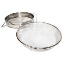 Cedník (síto) dv. vp. ner. 24 cm s úchyty DE5 Thumb