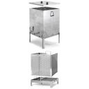 Vařák na vosk nerez s vyvíječem páry 50 x 50 cm Thumb