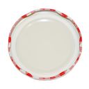 Víčko na sklenici TO 82 - Karo červené Thumb