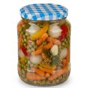 Víčko na sklenici TO 82 - Karo modré Thumb