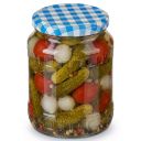 Víčko na sklenici TO 82 - Karo modré Thumb