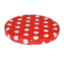 Víčko na sklenici TO 82 - Tečky - červené Thumb