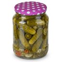 Víčko na sklenici TO 82 - Tečky - purpurové Thumb