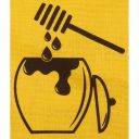 64113b.jpg_1 Pytlík na sklenici medu ApiSina s motivem "sklenice medu" Thumb