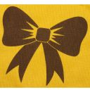 Pytlík na sklenici medu ApiSina s motivem "mašle" Thumb