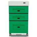 ul-dadant-optima-malowany-ciemny-zielony-standard-nieskrecony1.jpg_1 UL Dadant Blatt OPTIMA, lakovaný (ZELENÝ), rozložený 10 R Thumb