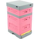 ul-dadant-z-dennica-plastikowa-higieniczna-malowany-rozowo-szary3.jpg_1 Úl Dadant Blatt s varroa dnem - lakovaný (růžový) 10 r Thumb