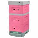 Polystyrenový úl 39 x 24 lakovaný, varroadno - typ II - růžová Thumb