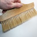 Smetáček k ometení včel - Bee Brush - přírodní - DE Thumb